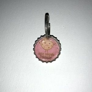 Tough Cookie Bottlecap Keychain